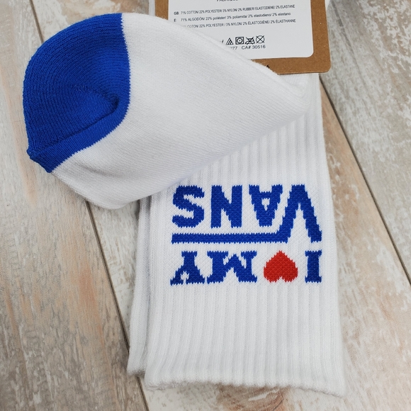 Vans I 💙 MY VANS Socks - Picture 2 of 4